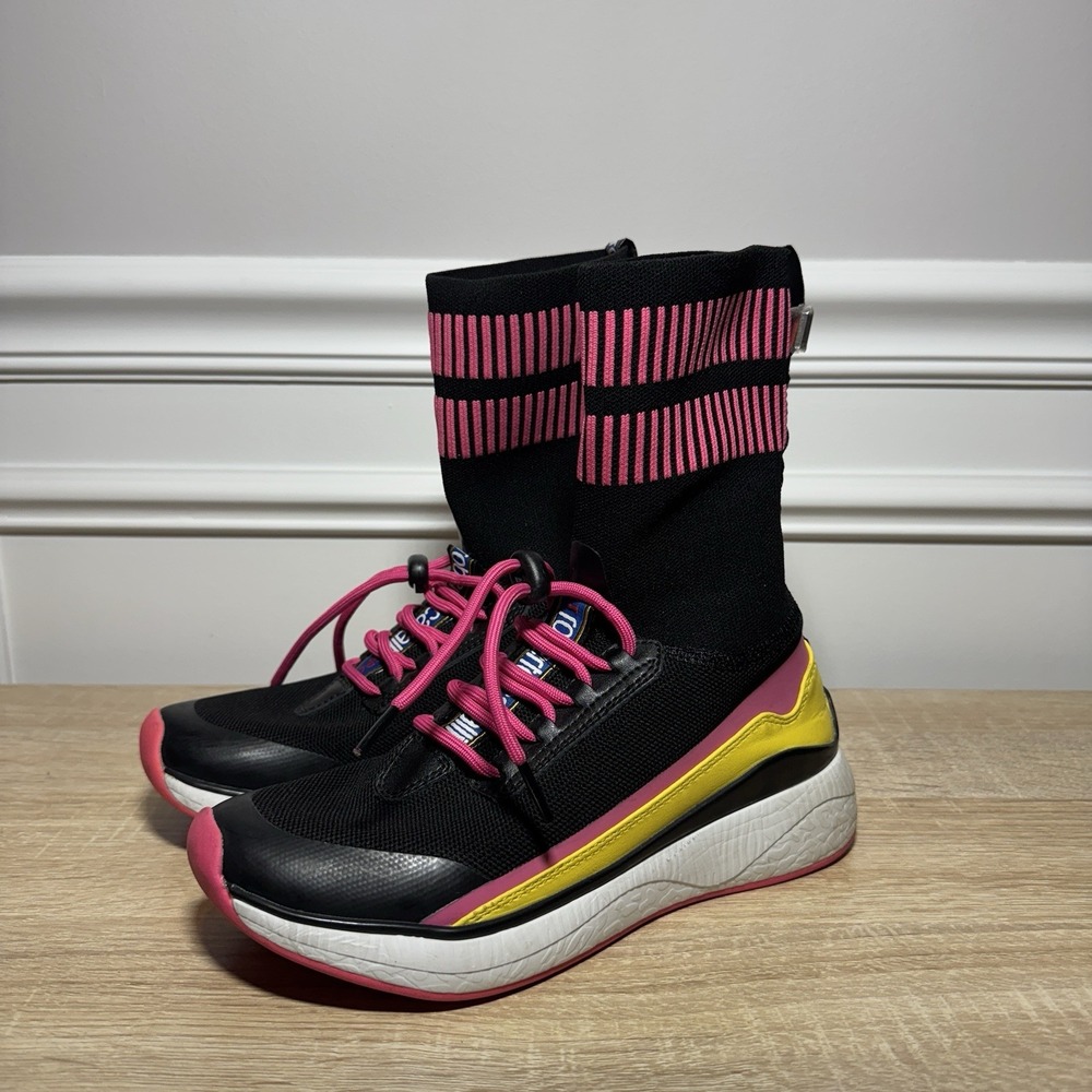 Roberto Cavalli Sock Like Pull-On Sneaker, Size 37 (US 6.5), $525.00‎ RARE